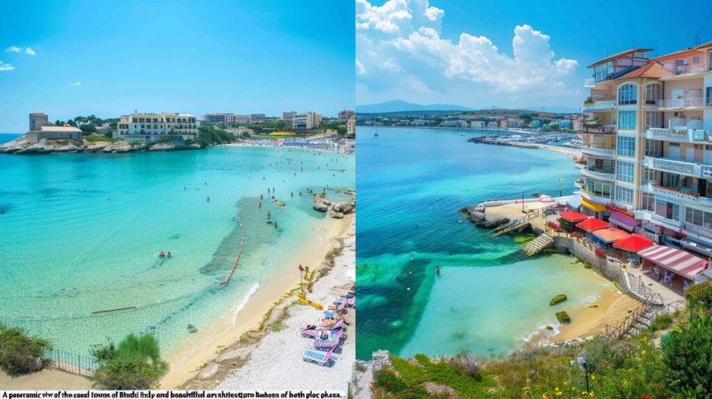 Spiaggia soleggiata a Ksamil con vista sul mare cristallino, perfetta per una vacanza rilassante - Brindisi Ksamil